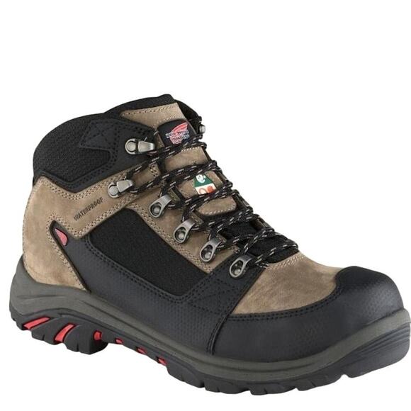 Red Wing 3518 CSA Tradesman 5" Hiker Shoes Mens Size 11 Waterproof Leather NWT - Picture 1 of 12